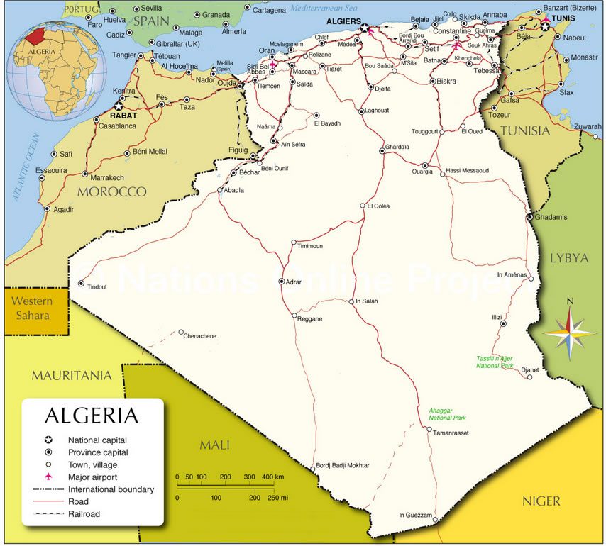 skikda political map algeria